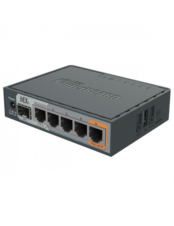 MikroTik hEX S RB760iGS L4 256MB 5x GbE port 1x GbE SFP router