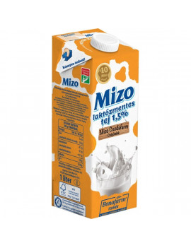 Mizo 1,5% 1 L-es laktózmentes UHT tej