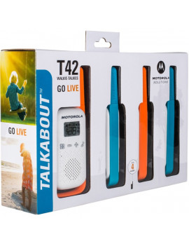 Motorola Talkabout T42 Quad walkie talkie (4db)
