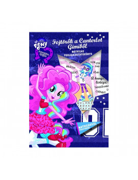 My Little Pony - Fejtörők a Canterlot Gimiből - Matricás foglalkoztatókönyv