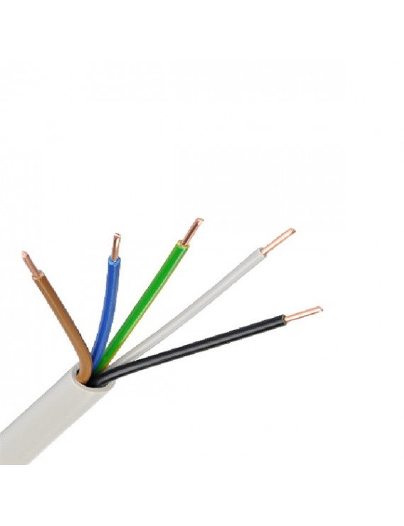 NYM-J 5x1,5 mm2 100m MBCu tömör kábel