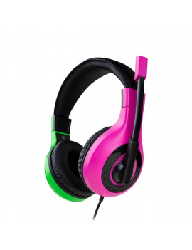 Nacon Nintendo Switch Splatoon Zöld/Rózsaszín headset