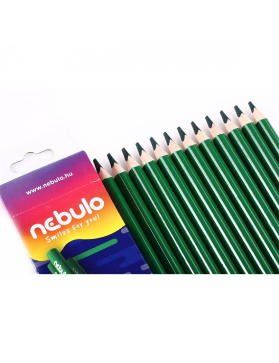 Nebulo Jumbo zöld színes ceruza