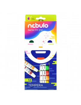 Nebulo 12 féle színű tempera készlet