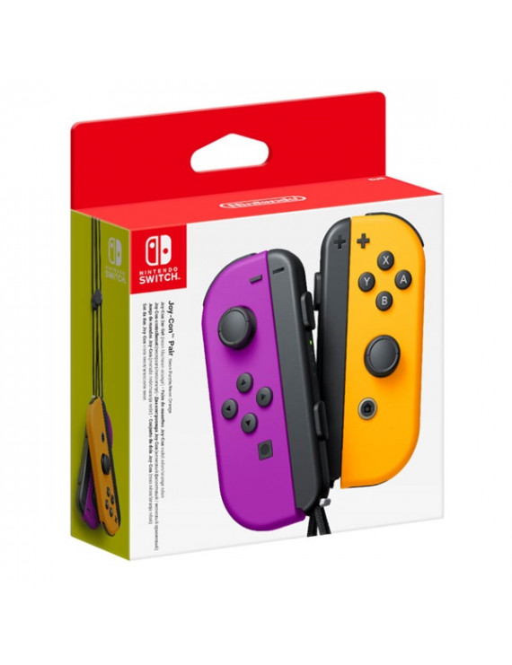 Nintendo Switch Joy-Con Neon Purple/Neon Orange kontroller pár