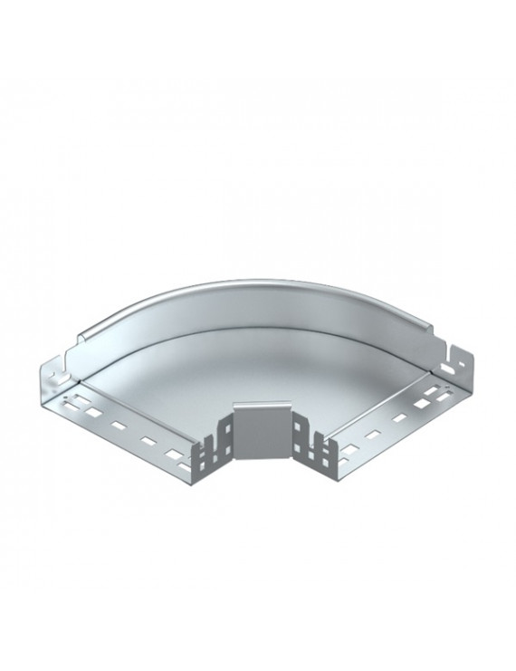 OBO RBM 90 610 FS gyorsösszekötővel 60x100mm szalaghorganyzott/DIN EN 10346 90fok idom