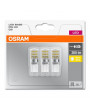 Osram Base műanyag ház/1,9W/200lm/2700K/G9 LED kapszula 3 db