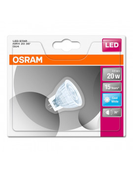 Osram Star MR11 üveg ház/2,5W/184lm/4000K/GU4 LED spot izzó