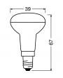 Osram Star R39 átlátszó üveg búra/1,5W/110lm/2700K/E14 LED spot izzó