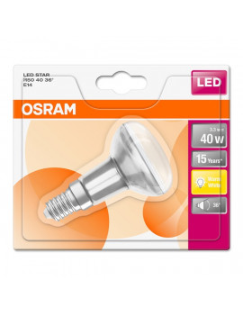 Osram Star R50 matt üveg búra/2,6W/210lm/2700K/E14 LED spot izzó