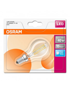 OSRAM LED STAR CL P FIL 40 4,5W/840 E14 filament LED fényforrás