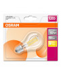 Osram Star átlátszó üveg búra/7W/806lm/2700K/E27 LED kisgömb izzó