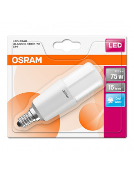 Osram Star matt búra/10W/1050lm/4000K/E14 rúd alakú LED izzó