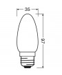 Osram Star opál üveg búra/4W/470lm/2700K/E27 LED gyertya izzó