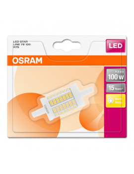 Osram Star műanyag búra/11,5W/1521lm/2700K/R7s LED ceruza