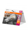 Osram Star+ üveg búra/6,5W/806lm/2700K/E27 3 fokozatban  szabályozható LED körte izzó