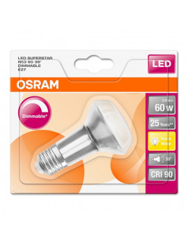 Osram Superstar R63 matt üveg búra/5,9W/345lm/2700K/E27 dimmelhető LED spot izzó