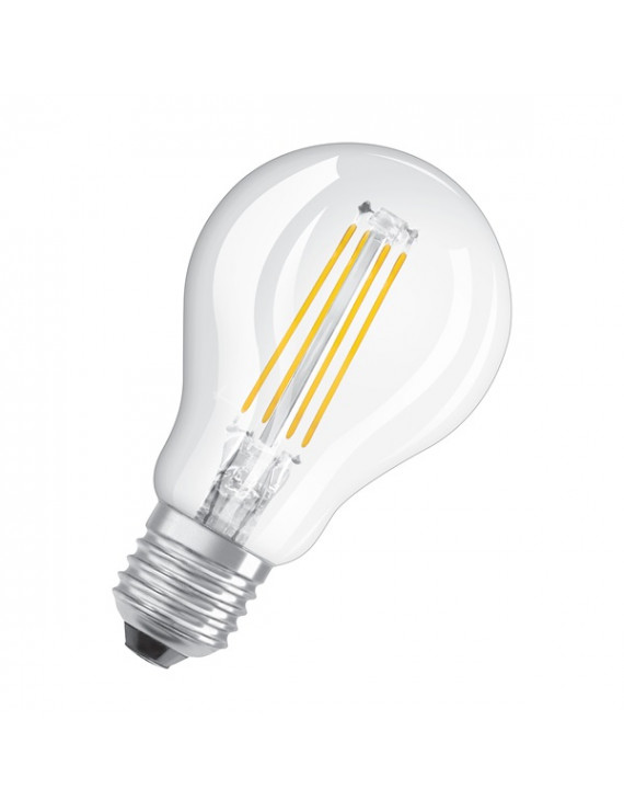 Osram Superstar átlátszó üveg búra/4,5W/470lm/4000K/E27  szabályozható LED kisgömb izzó