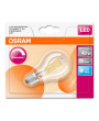 Osram Superstar átlátszó üveg búra/4,5W/470lm/4000K/E27  szabályozható LED kisgömb izzó
