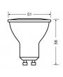 Osram Value PAR16 műanyag ház/6,9W/575lm/2700K/GU10/230V/120fok/83lm/W LED spot izzó