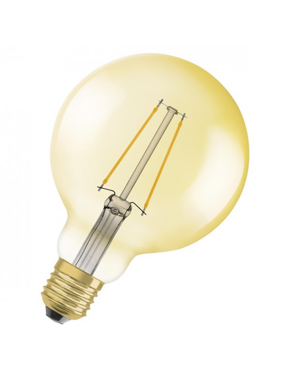 Osram Vintage átlátszó üveg búra/4,5W/420lm/2500K/E27/140mm LED gömb izzó