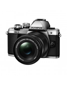 Olympus E-M10 II 14-42 EZ 40-150 II Pancake DZK KIT ezüst/fekete digitális fényképezőgép