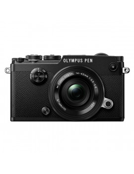 Olympus PEN-F 14-42 ED Pancake KIT fekete/fekete digitális fényképezőgép