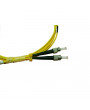 Optic 2m LC/UPC - ST/UPC SM 9/125 OS2 LSOH DLX Optikai Patch kábel