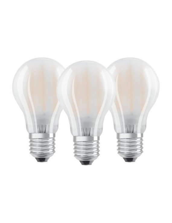 Osram Base matt üveg búra/7W/806lm/2700K/E27 LED körte izzó 3 db