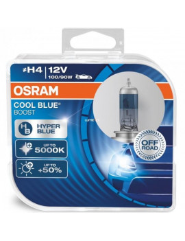 Osram Cool Blue Boost 62193CBB H4/12V/100W/5000K kék fényszóró