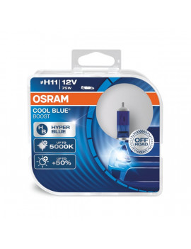 Osram Cool Blue Boost 62211CBB-HCB H11/12V/75W/5000K kék fényszóró