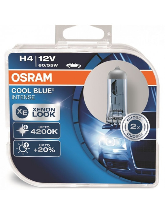Osram Cool Blue Intense 64193CBI-HCB H4/12V/60/55W/4200K fényszóró