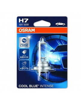 Osram Cool Blue Intense 64210CBI-01B H7/12V/55W/3750K kék fényszóró