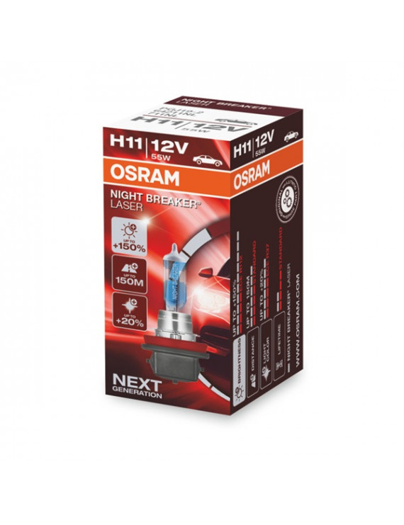 Osram Night Breaker Laser 64211NL-Duobox H11/12V/55W/3750K duo fényszóró