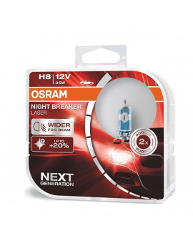Osram Night Breaker Laser 64212NL-Duobox H8/12V/35W/3900K duo fényszóró