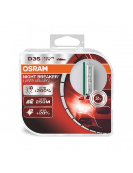 Osram Night Breaker Laser 66340NL-Duobox H4/12V/60W/4050K fényszóró