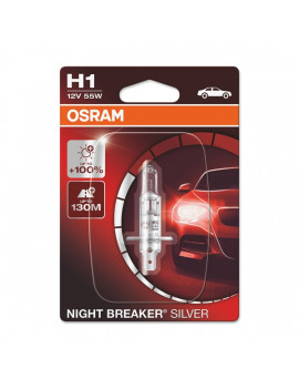 Osram Night Breaker Silver 64150NBS H1/12V/55W/3300K fényszóró