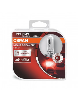 Osram Night Breaker Silver H4/12V/60/55W duo fényszóró 2db/csomag