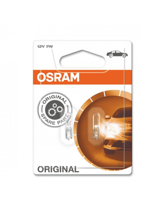 Osram Original 2722-02B W2x4,6d/12V/2W műszerfal segédizzó