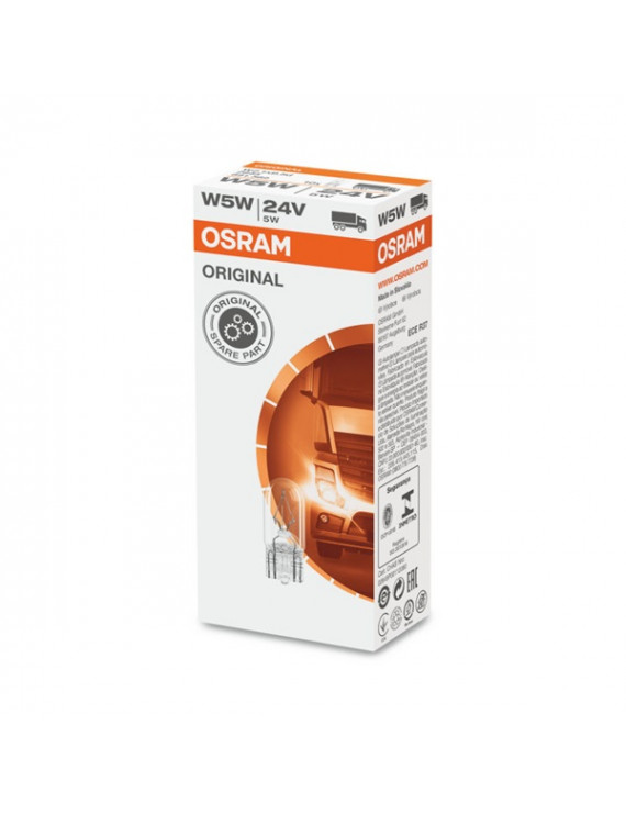 Osram Original 2845-02B W5W/24V/5W segédizzó