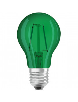 Osram Star üveg búra/2,5W/45lm/7500K/E27/zöld LED körte izzó