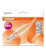 Osram Star átlátszó üveg búra/4W/470lm/2700K/E14/121mm LED gyertya izzó