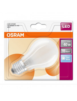 Osram Star opál üveg búra/4W/470lm/4000K/E27 LED körte izzó