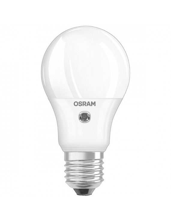 Osram Star+ matt műanyag búra/6W/470lm/2700K/E27/fényérzékelős LED körte izzó