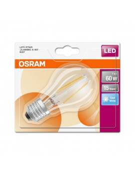 OSRAM LED STAR CL A FIL 60 7W/840 E27 filament LED fényforrás