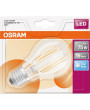 Osram Star átlátszó üveg búra/7,5W/1055lm/4000K/E27 LED körte izzó