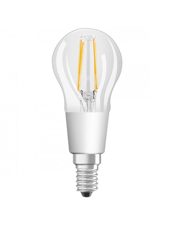 Osram Star+ GLOWdim átlátszó üveg búra/4,5W/470lm/2700K/E14 szabályozható LED kisgömb izzó