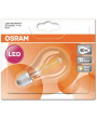 Osram Star átlátszó üveg búra/4W/470lm/2700K/E27 LED kisgömb izzó