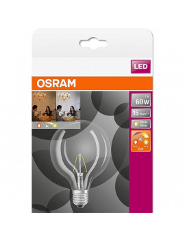 Osram Star+ GLOWdim átlátszó üveg búra/7W/806lm/2700K/E27 LED gömb izzó