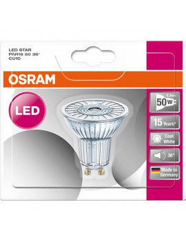Osram Star PAR16 üveg ház/4,3W/350lm/4000K/GU10/230V/36fok/81lm/W LED spot izzó